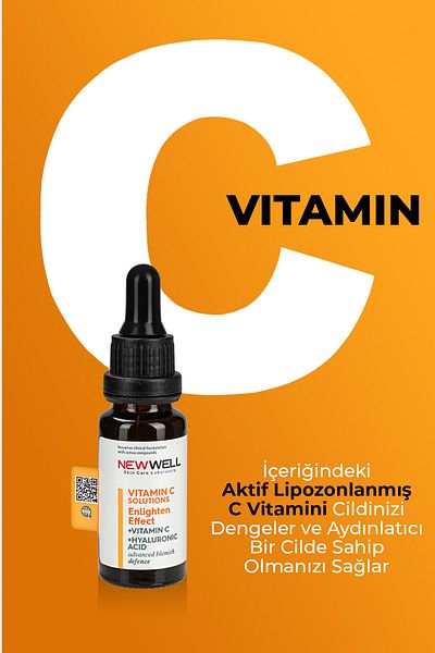 New Well Vitamin C Brightening and Skin Tone Balancing Care Serum 20 ML