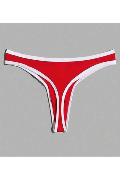 Shimmer Look Red Men's Thong Underwear