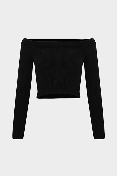 Açelya Okcu Madonna Collar Slim Fit Women's Knitwear Sweater