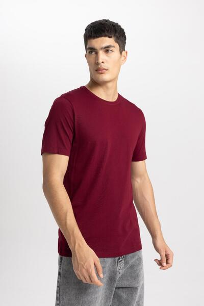 DeFacto Slim Fit Crew Neck Short Sleeve T-Shirt M6606AZ24SP