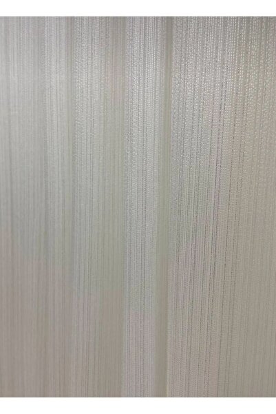 ERNGlobal Ütü Istemez Gümüş Simli Model Sık Pileli Tül Perde 1x3 Salon Mufak Perdesi En X Boy