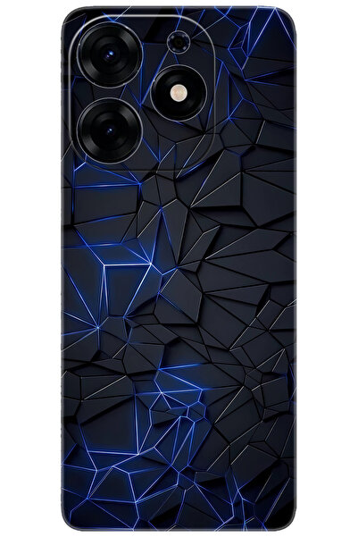 TECNO Spark 10 PRO (KI7) Uyumlu Kılıf Desen Baskılı Silikon Prizmatik Tasarım...