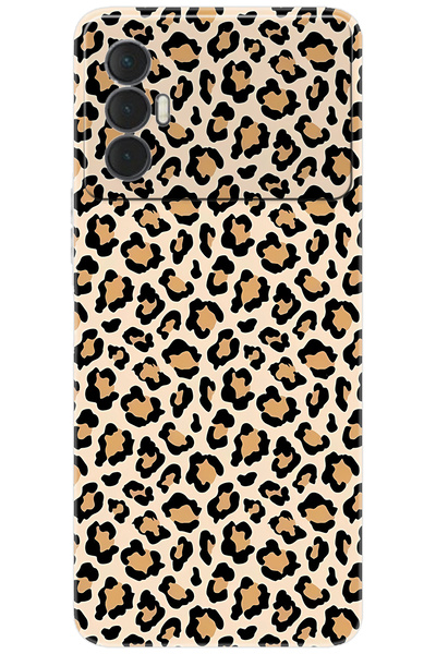 TECNO Spark 8 PRO (KG8) Uyumlu Kılıf Desen Baskılı Silikon Leopar Desen STK:7...