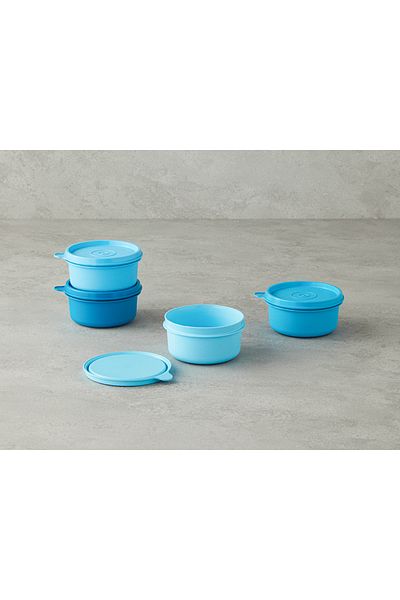 English Home Lock Me Mini Plastic Storage Container Blue