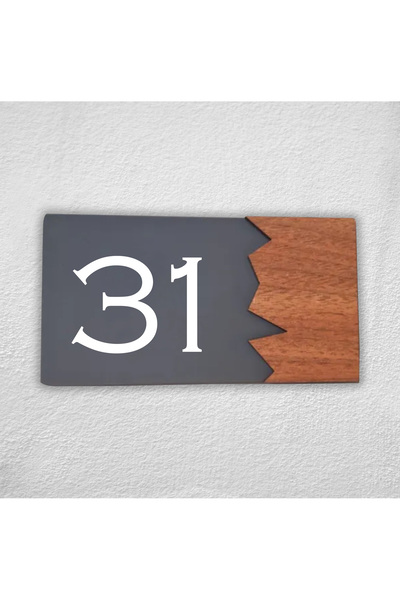 Dekokonsept Woodenseri Horizontal Plexi Wooden Detailed Uv Printed Apartment ...