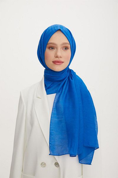 Armine Trend Işıl Şal 2 - Bumbac - Ats2ısl-554 - Albastru