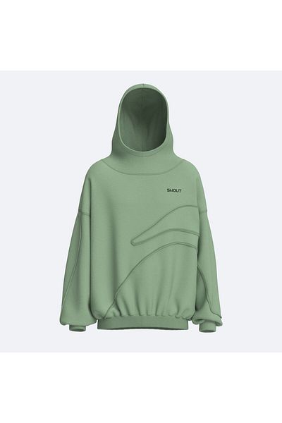 Shout Περιορισμένη έκδοση SS24 Oversize Unisex Hoodie