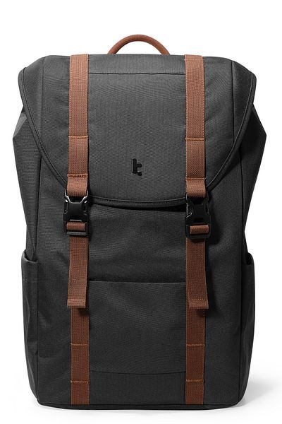 Tomtoc حقيبة ظهر للكمبيوتر المحمول Vintpack Ta1 17l باللون الأسود - Ta1s1d1