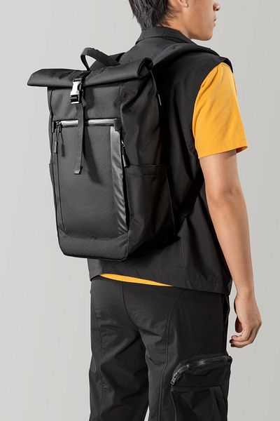 Tomtoc Navigator T61 15.6 Inch / 17-23l Black Laptop Notebook Backpack - T61m1d1