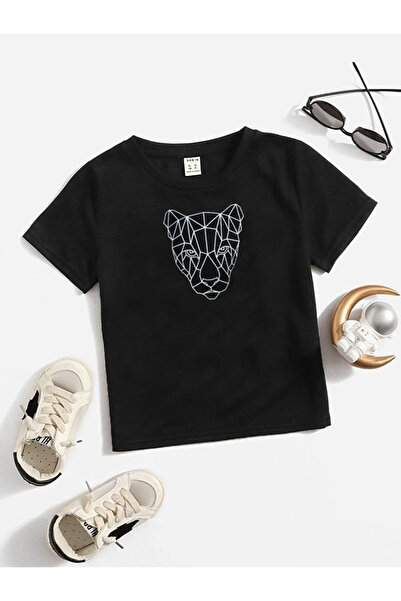 han elegant Унисекс детска тениска с щампа от памук, за момичета и момчета