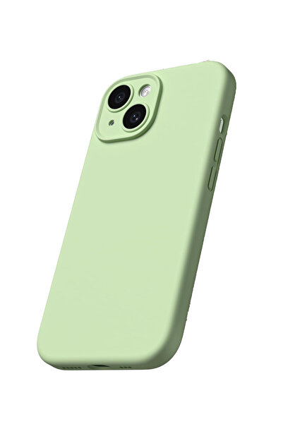 Caseji İphone 13/ iPhone 14 Uyumlu İçi Kadifeli Kamera Korumalı Lansman Kılıf