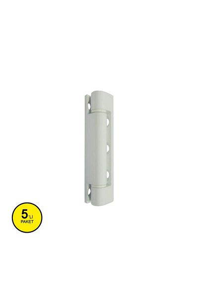 GENEL HIRDAVAT Pvc Pimapen Window Door Hinge 90 Mm (5 PCS) Color: White