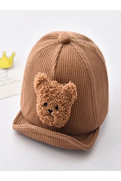 SETAN Accessory Çocuk Yazlık Şapka Ayıcık Detaylı