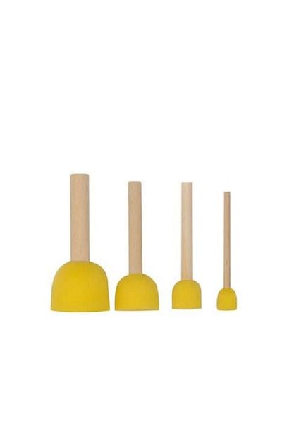 New Art Hobby 4-Piece Pompom Brush Set