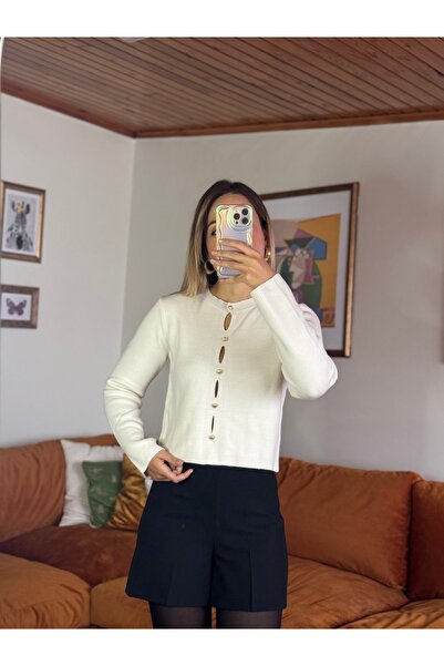 Butik Pencere dekolteli triko