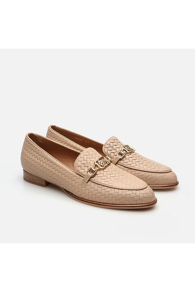 Hotiç Genuine Leather Powder Women's Loafer