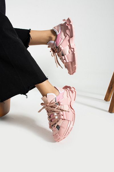 İnan Ayakkabı Dolce Women's Sports Shoes Powder Sole 5 Cm