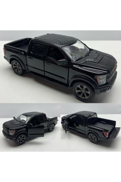 OYUNCAK STORE Diecast,metal Oyuncak Araba Ford F-150 Raptor Çek Bırak Model Araba Lisanslı 1:36 Ölçek Araba