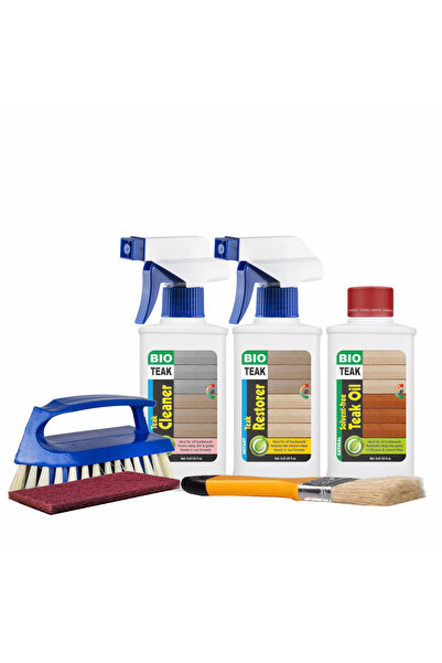 Care Kıt / Standard (3 X 250 ML) 3 Aşamalı Kullanıma Hazır Teak Bakım Seti