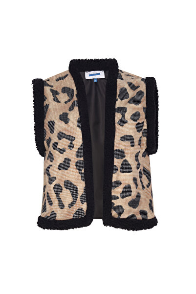 Meskan Tekstil Teddy Detaylı Astarlı Yelek