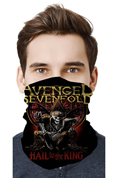 FG KONNİCHİWA Avenged Seven Fold Music Motor Ciclism Mască de față în aer lib...