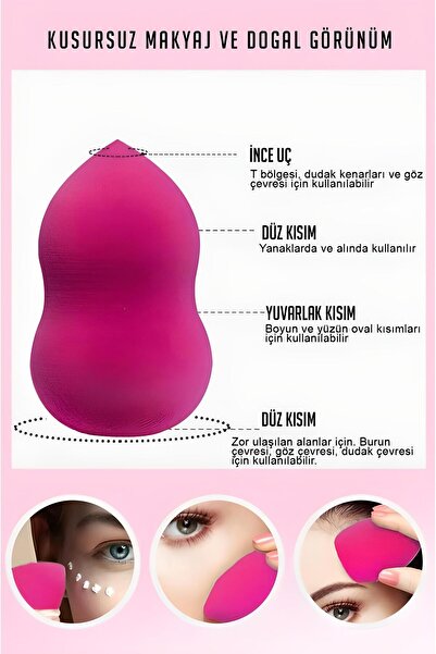 HİROS'H Makyaj Süngeri 1 Adet