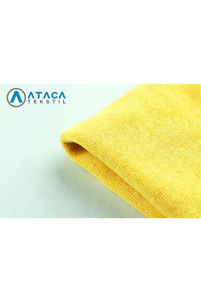ATACA TEKSTİL Yellow Color Single or Double Elastic Sheet 100% Cotton Sheet Cover Set, Breathable Fabric