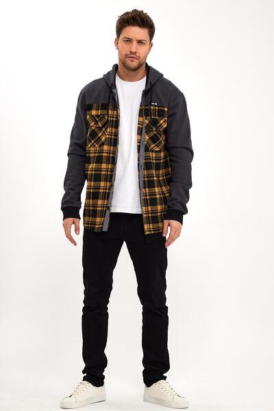 ALEXANDERGARDI Hooded Lumberjack Shirt(E21-61501)