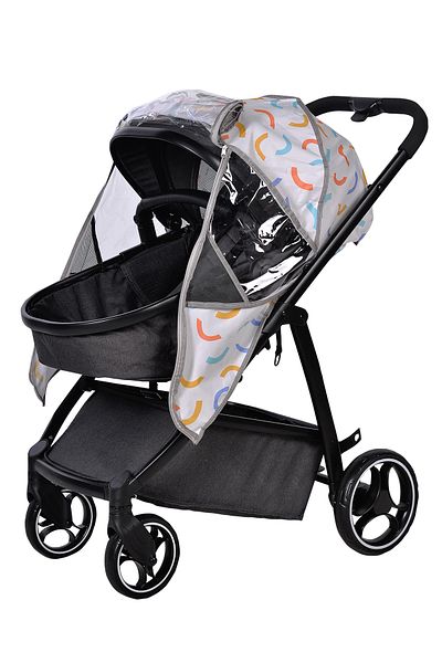 SafeMom Oxford Baby Stroller Rain Cover Transparent