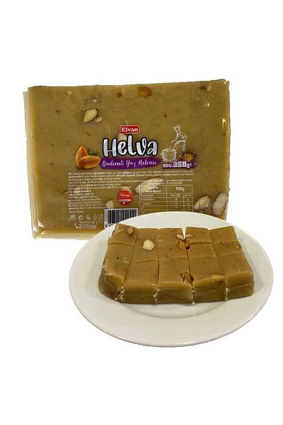 Elvan 350 Gr. Almond Summer Halva - 1 Pack