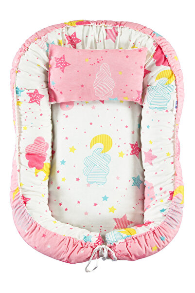 Kujju Babynest Bebek Uyku Yatağı 50x70 Cm Pembe