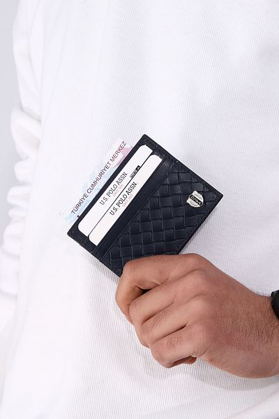 U.S. Polo Assn. US POLO ASSN7667-7668-7669 ΓΝΗΣΙΟ ΔΕΡΜΑ ΚΑΡΤΟΘΗΚΗ ΝΑΥΤΙΚΟΥ