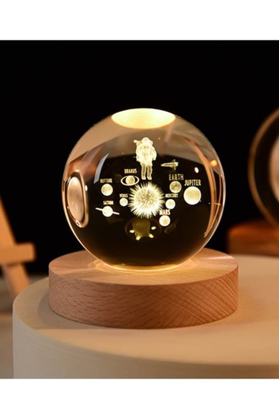 Genel Markalar Işıklı Uzay 6cm Cam Küre