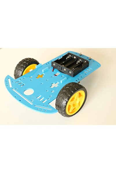 ROBİMAKER Arduino 2wd ARABA KİTİ ARAÇ ŞASE (MONTAJLI)