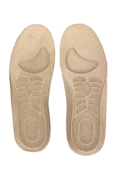 YKLİFE Footbed Yıkanabilir Ortapedik Camel Kumaş Tabanlık