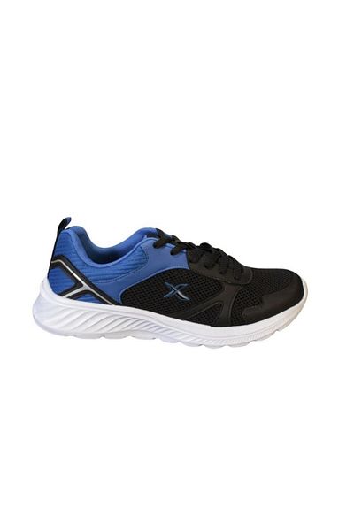 Kinetix KINETIX Men's Black and White Mesh Lace-Up Sports Shoes