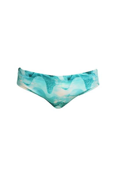 Funky Trunks Teal Wave (Classic) Slip Swimsuit, Men's Training Swimsuit