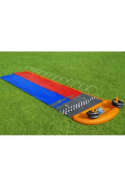 BYCEGU 488 CM LENGTH TWO PERSON WITH WATER SPRING SUMMER DAYS FUN WATER SLIDER PLAY SET 52391