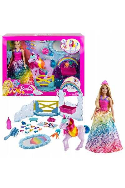 Barbie Dreamtopia Bebek Ve Tek Boynuzlu At Oyun Seti