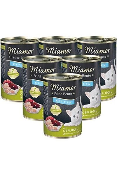Miamor Tavuklu Yavru Kedi Çorbası 135ml x 6 ADET