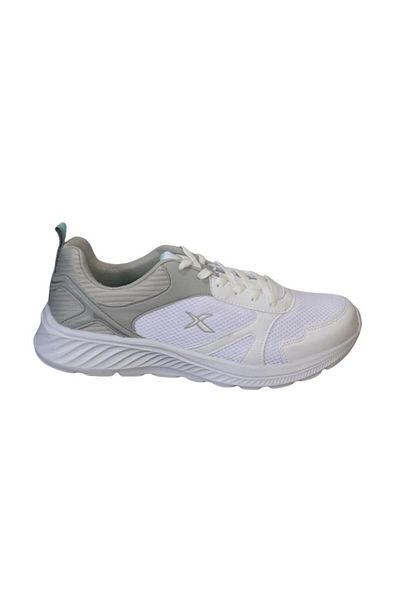 Kinetix KINETIX Men's Black and White Mesh Lace-Up Sports Shoes