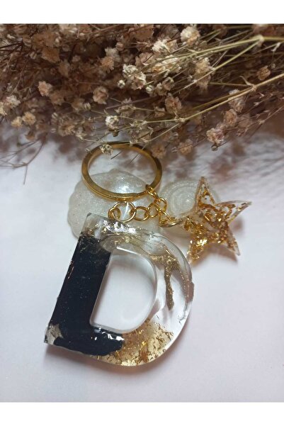 demirbasavm سلسلة مفاتيح إيبوكسي D مصنوعة يدويًا