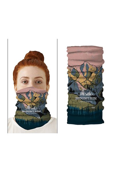FG KONNİCHİWA Camp And Nature Motor Cycling Face Mask Outdoor Buff Neck Collar Bandana Balaklava