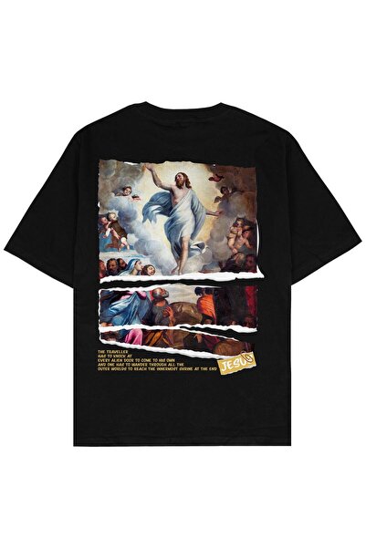 Adrift Μπλουζάκι Christ Black Oversize Unisex