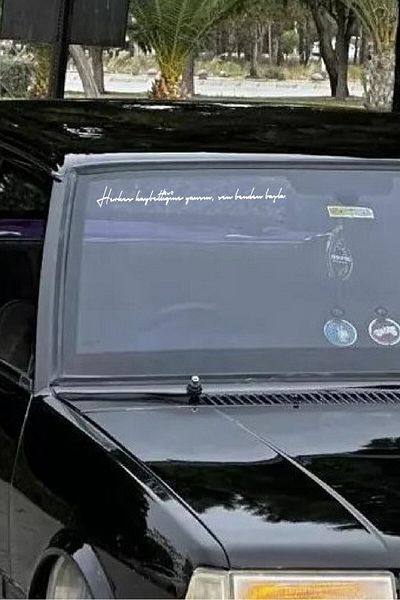 STİCKERCI BEY 40 εκ. Αντικατοπτρίζεται ότι όλοι χάνουν - ξεκινήστε από μένα