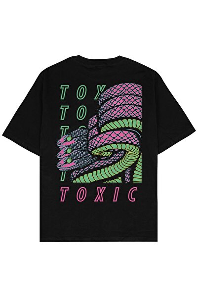 Adrift Μπλουζάκι Unisex Toxic Black Oversize