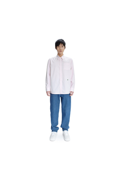 Lacoste X A.p.c Unisex Wide Leg Fit Denim Mavi Pantolon