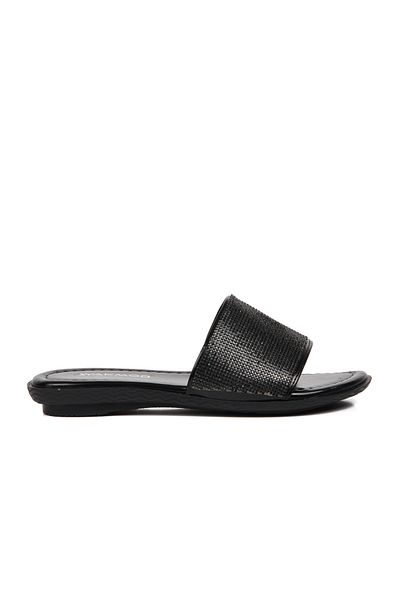 AYAKMOD 246012   Γυναικείες Παντόφλες Black Stone