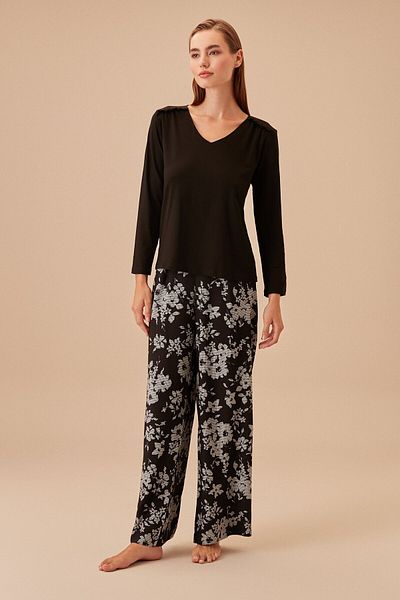 SUWEN Set pijama abanos