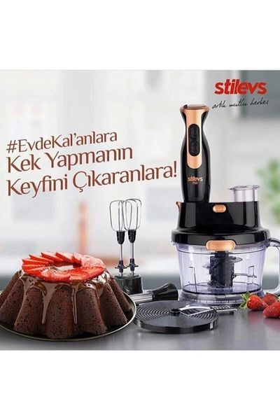 Stilevs Mago Pro Hand Blender Set 1500 W Black